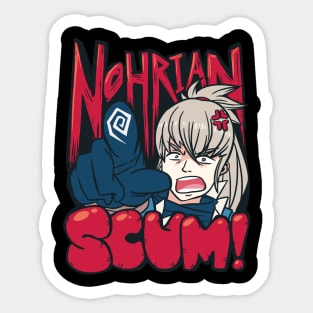 NOHRIAN SCUM SHIRT VER. 3 Sticker